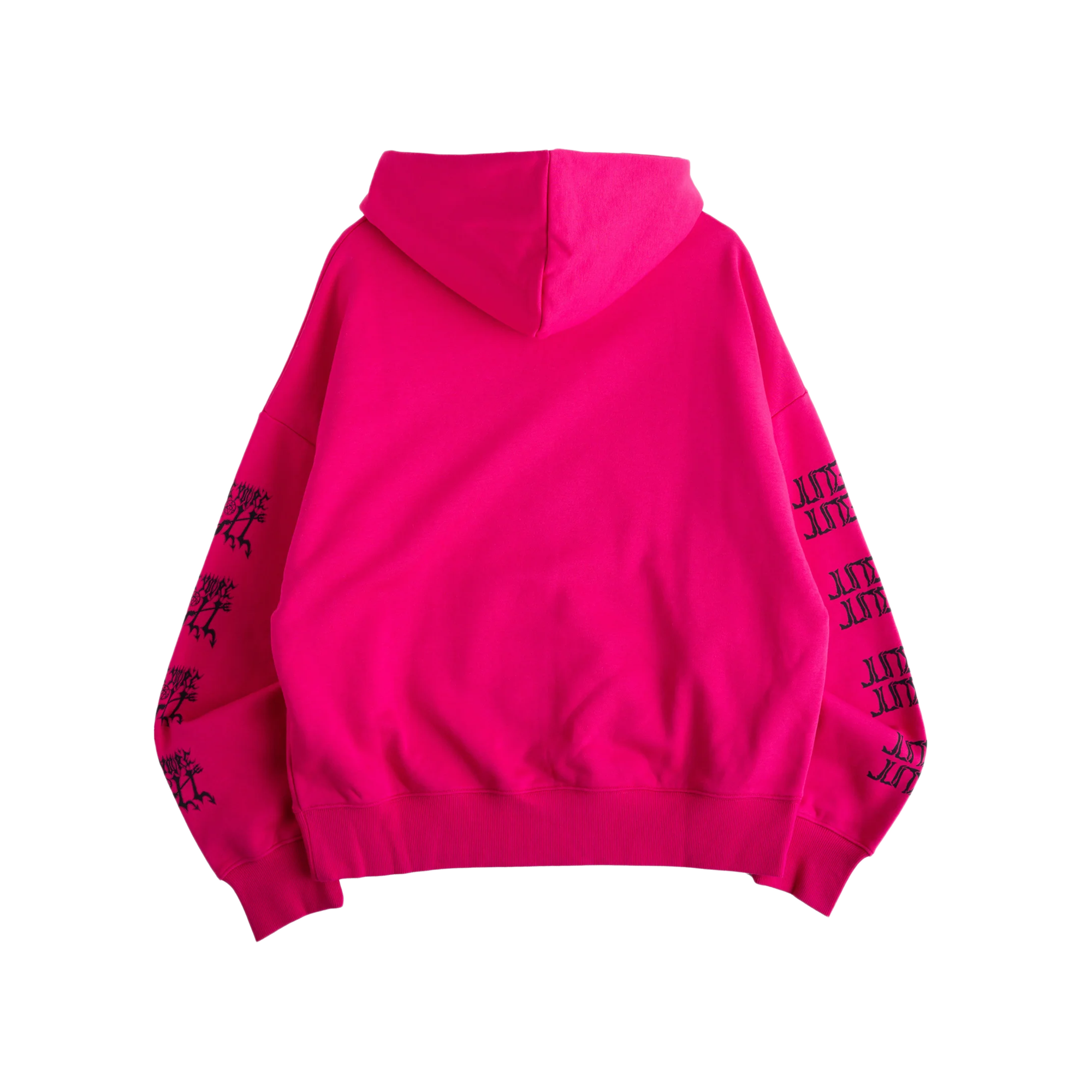 Jungles Jungles Hope You're Well Zip Hoodie Pink