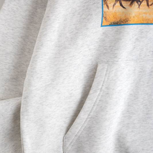 Jungles Jungles Horses Hoodie Grey