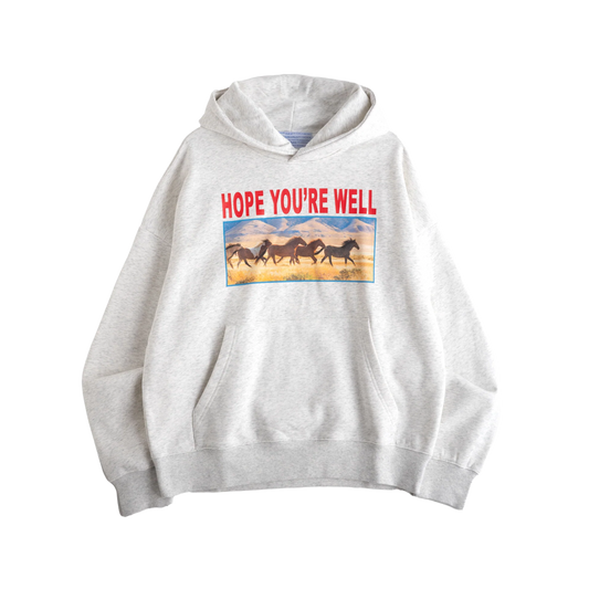 Jungles Jungles Horses Hoodie Grey