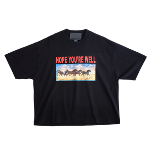 Jungles Jungles Horses Short Sleeve Tee Black