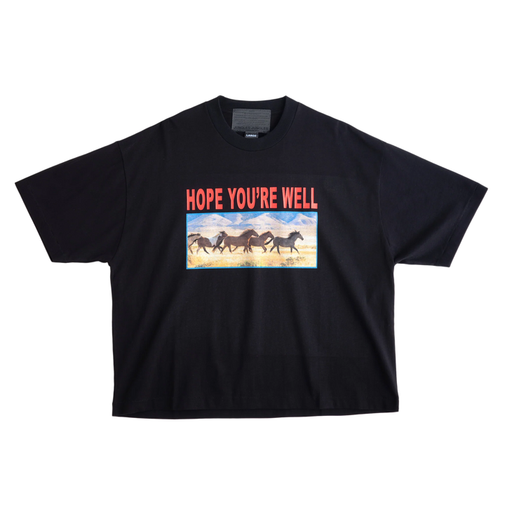 Jungles Jungles Horses Short Sleeve Tee Black