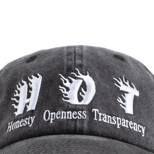 Jungles Jungles Hot Distressed Cap Washed Black