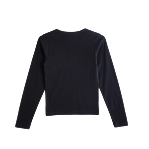 Jungles Jungles Hot Fitted Long Sleeve Tee Black