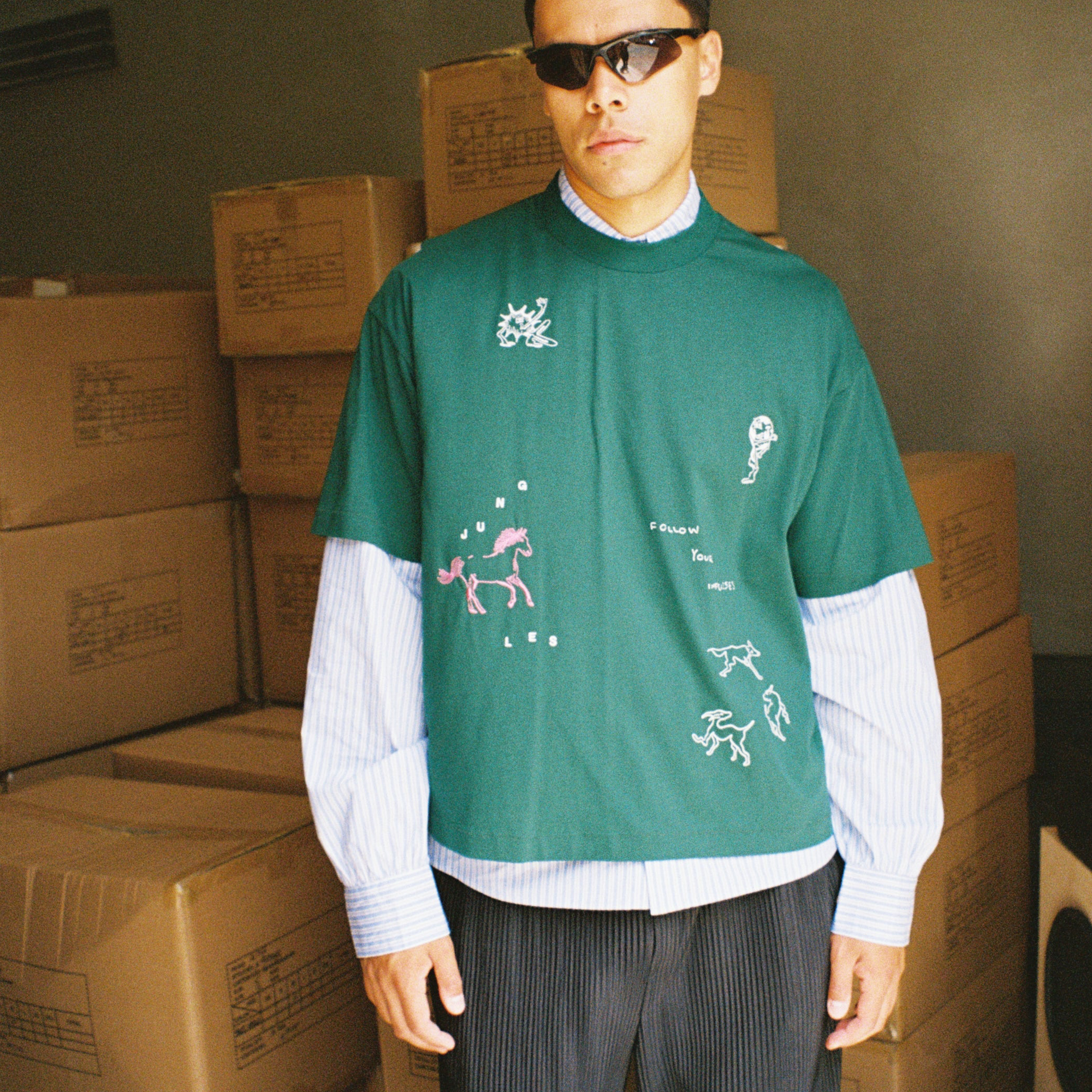 Jungles Jungles Impulses Tee Green