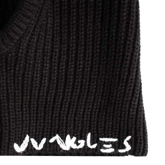 Jungles Jungles Knit Logo Balaclava Black