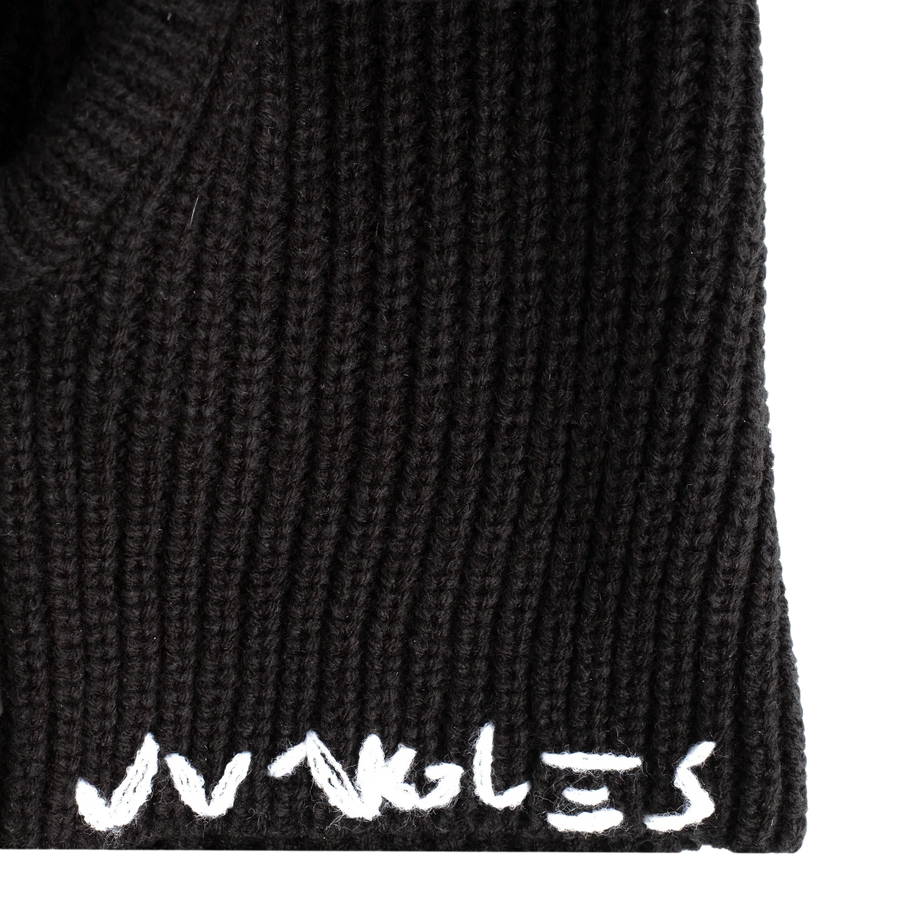 Jungles Jungles Knit Logo Balaclava Black