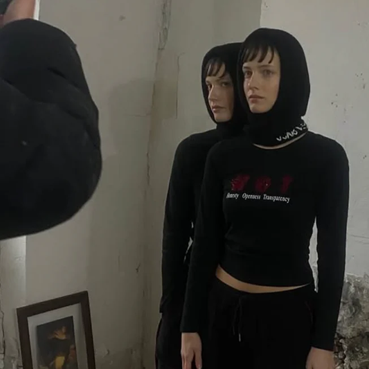 Jungles Jungles Knit Logo Balaclava Black