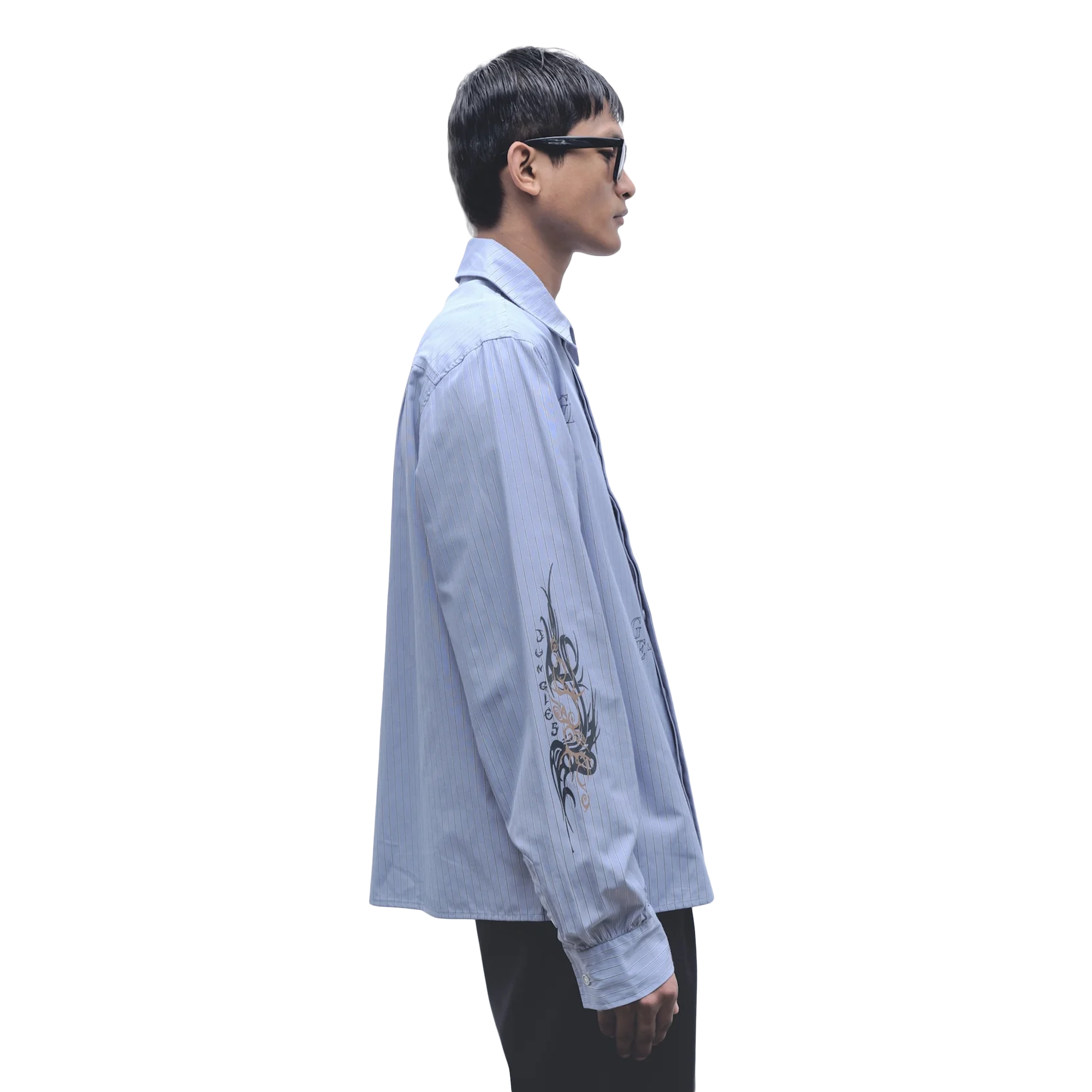 Jungles Jungles Letting Go Button Up Blue
