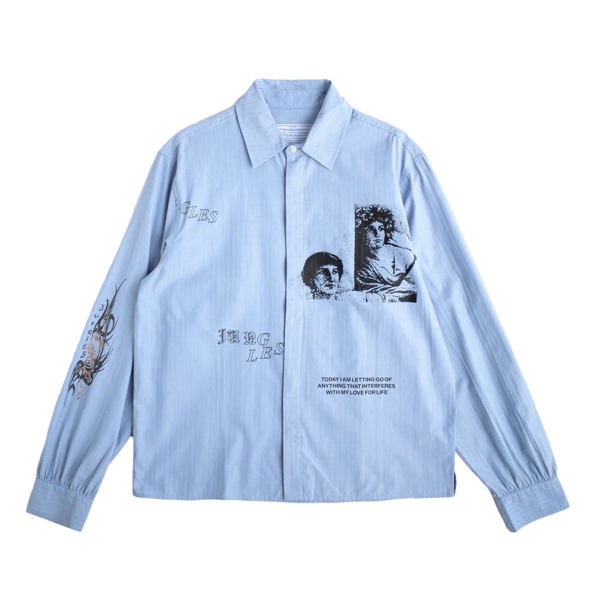 Jungles Jungles Letting Go Button Up Blue