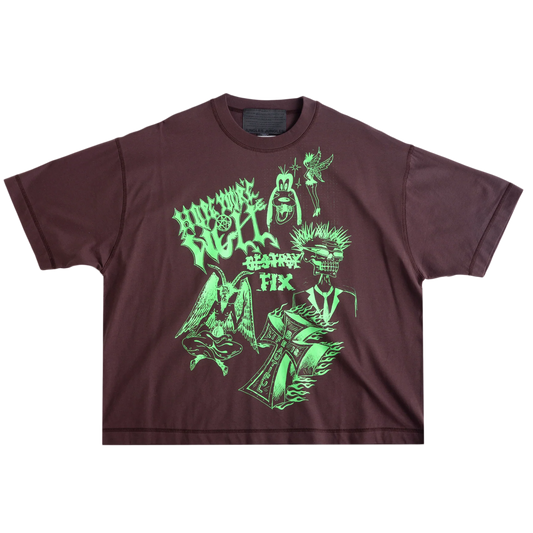 Jungles Jungles Life Is Beautiful Short Sleeve Tee Brown