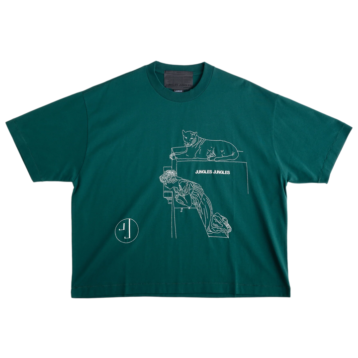 Jungles Jungles Looking Downward Short Sleeve Tee Vintage Green
