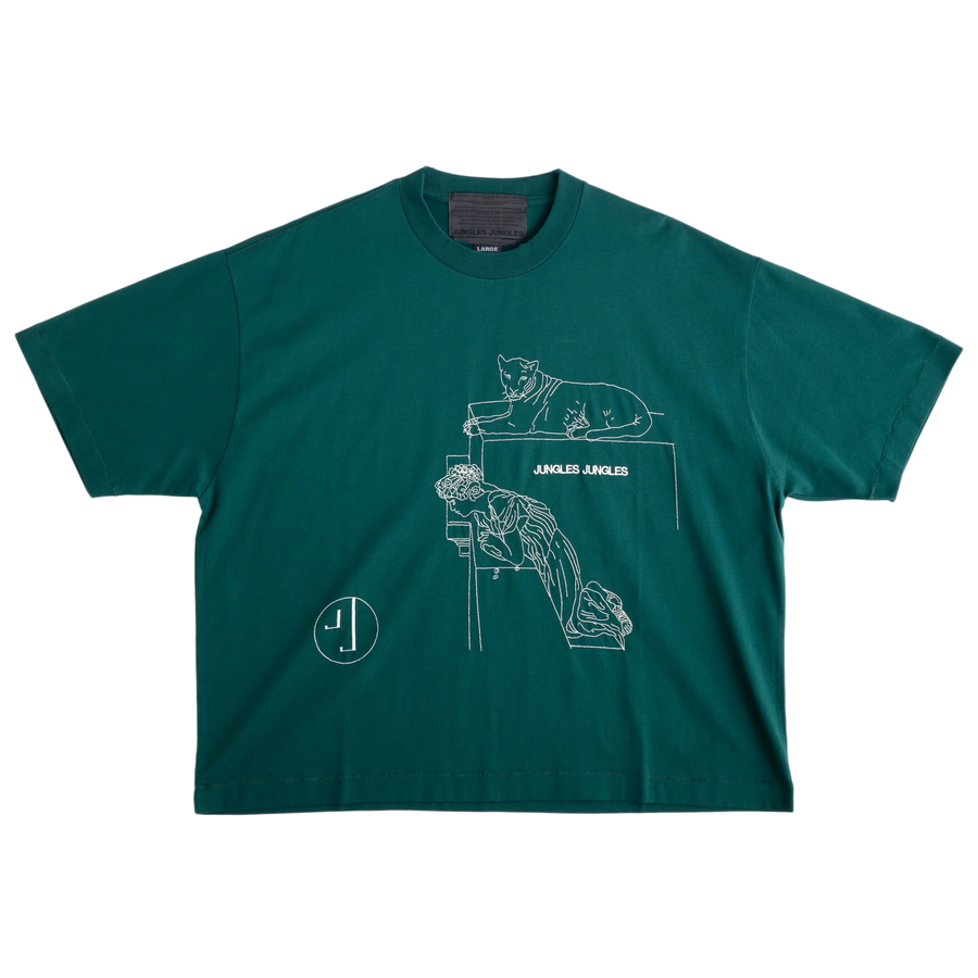 Jungles Jungles Looking Downward Short Sleeve Tee Vintage Green