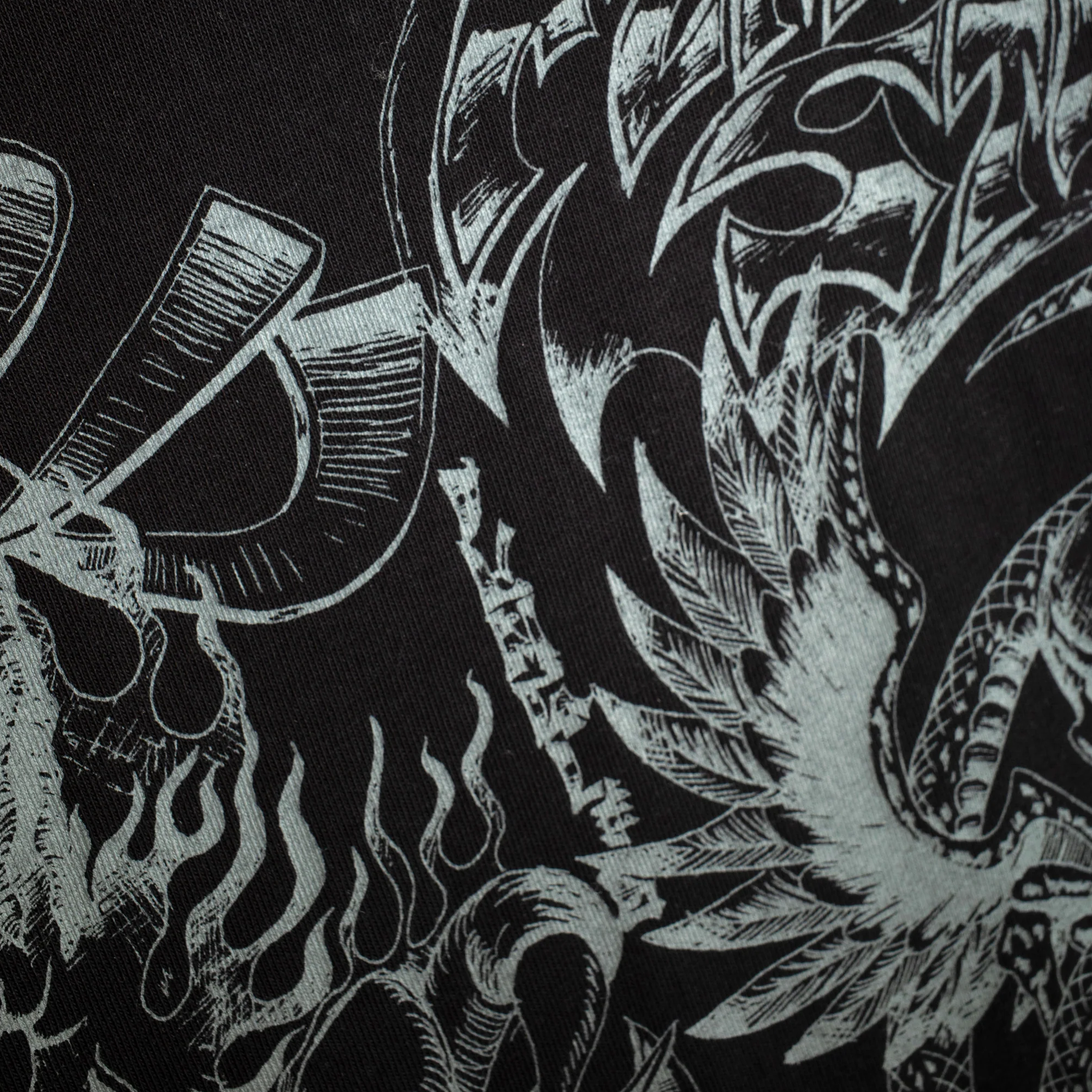 Jungles Jungles Loud Noises Long Sleeve Tee Black