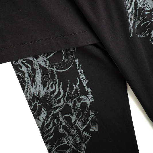 Jungles Jungles Loud Noises Long Sleeve Tee Black