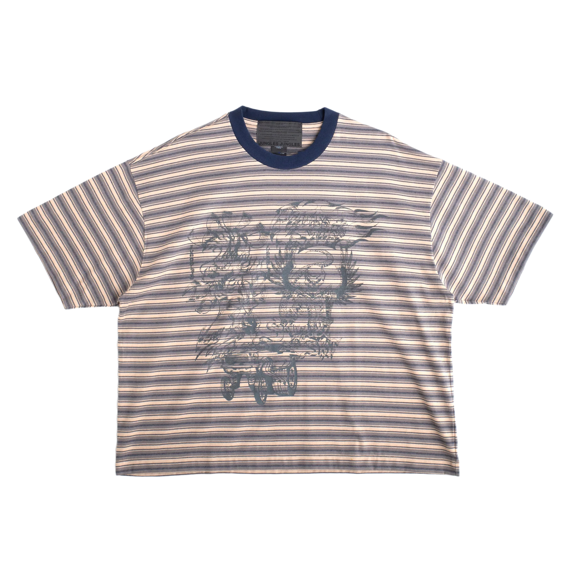 Jungles Jungles Loud Noises Stripe Tee Stripe
