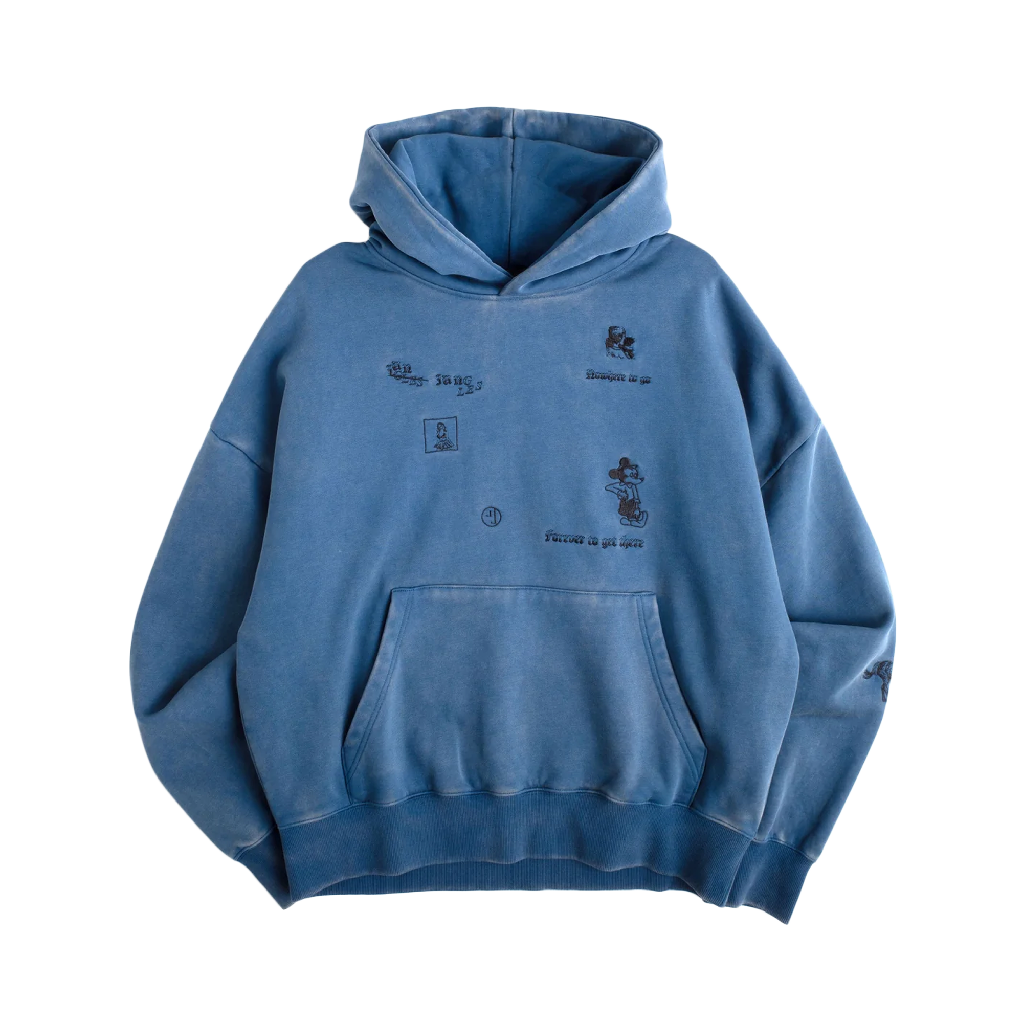 Jungles Jungles No Where To Go Hoodie Blue