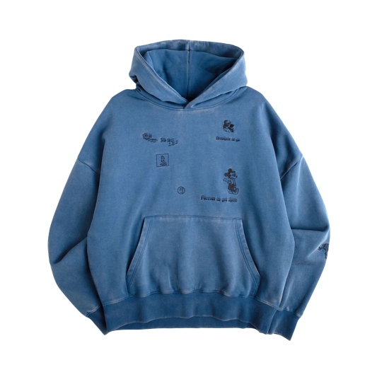 Jungles Jungles No Where To Go Hoodie Blue