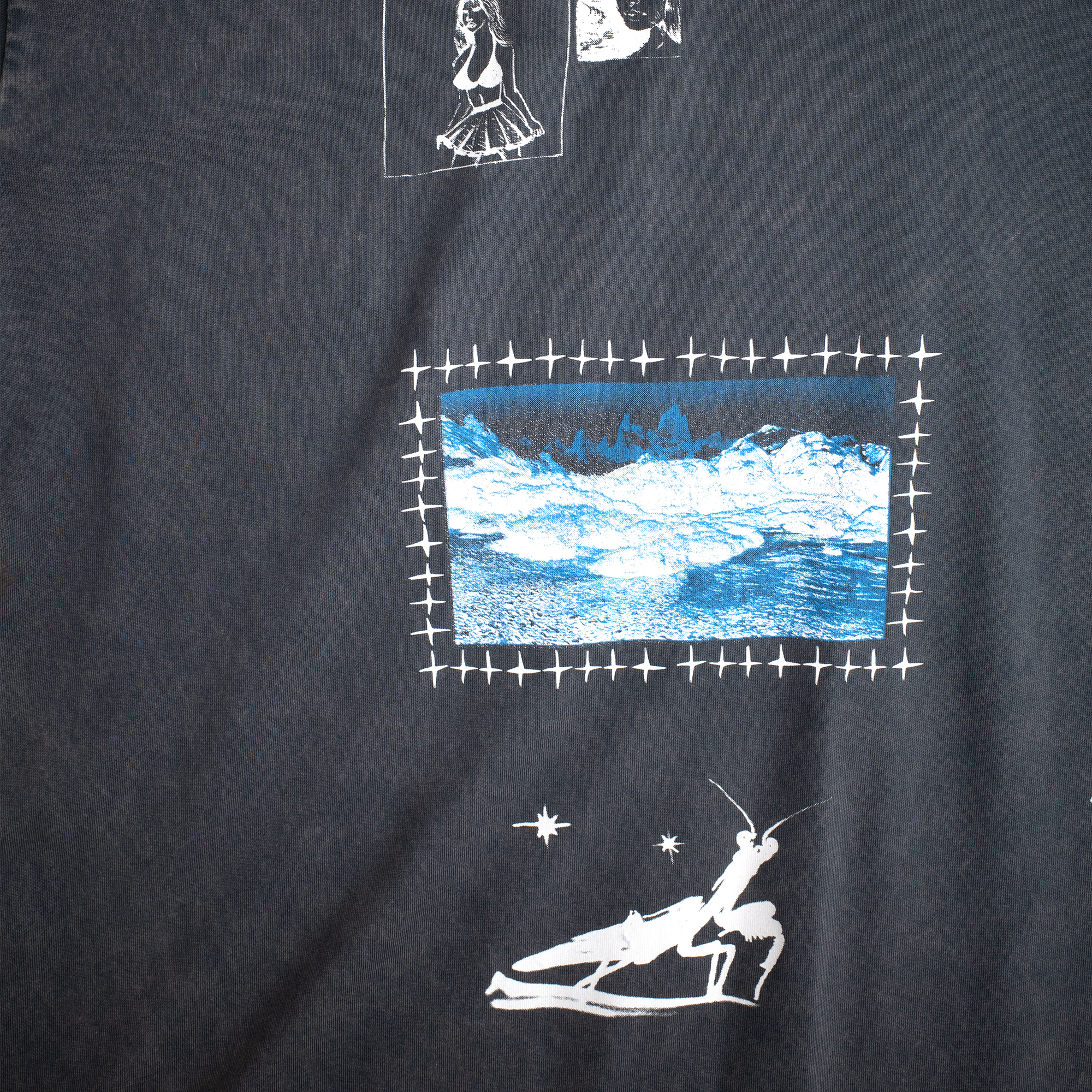 Jungles Jungles No Where To Go T-Shirt Vintage Blue