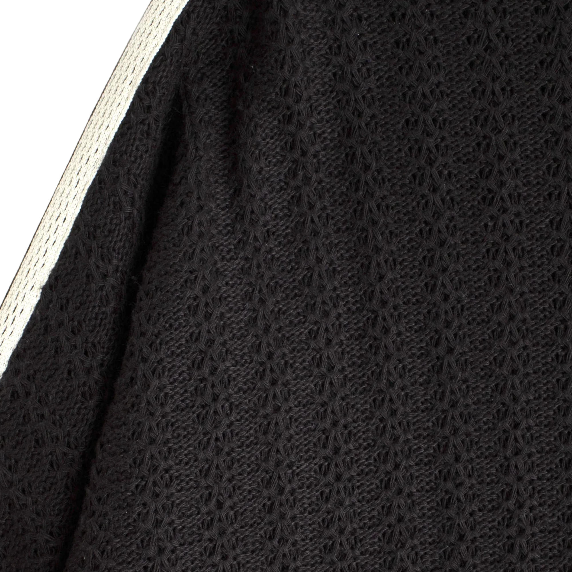Jungles Jungles Panel Trim Knit Black