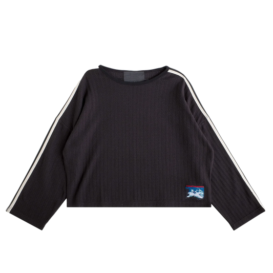 Jungles Jungles Panel Trim Knit Black