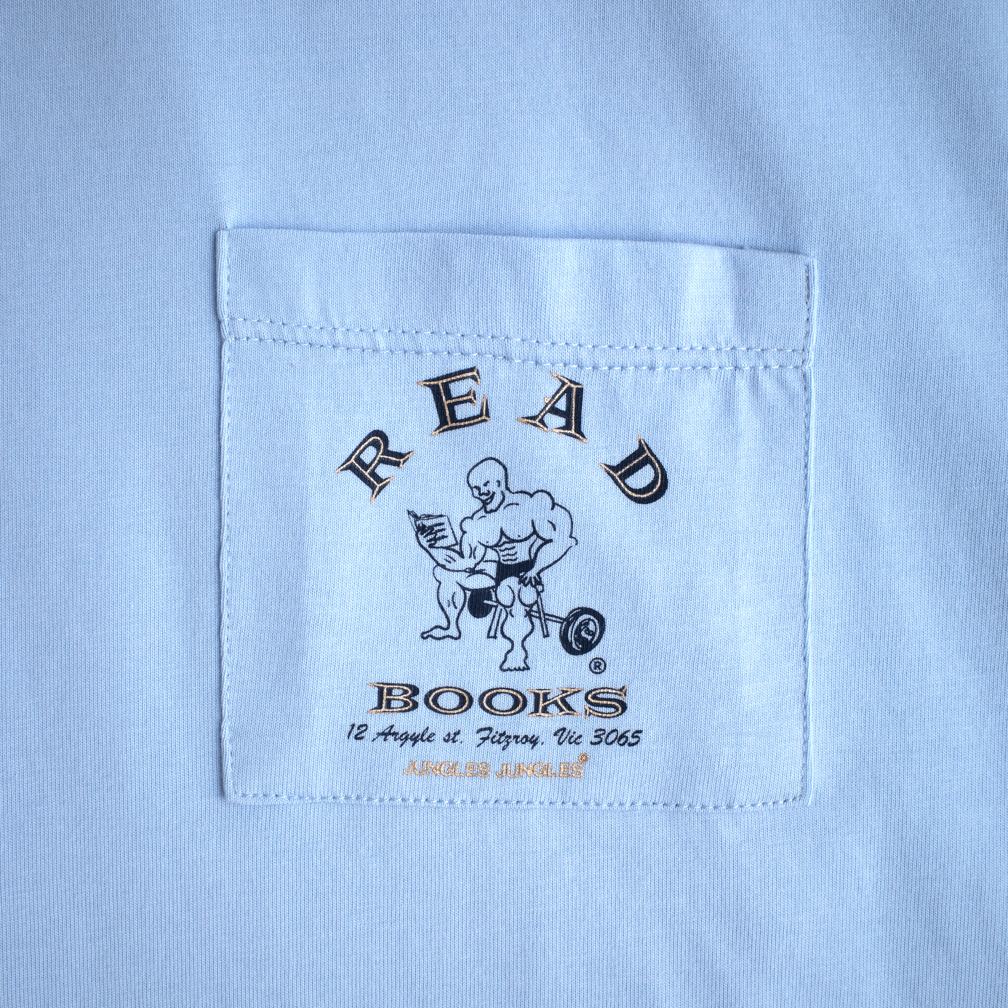 Jungles Jungles Read Books Ringer T-Shirt Blue