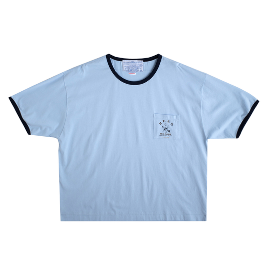 Jungles Jungles Read Books Ringer T-Shirt Blue