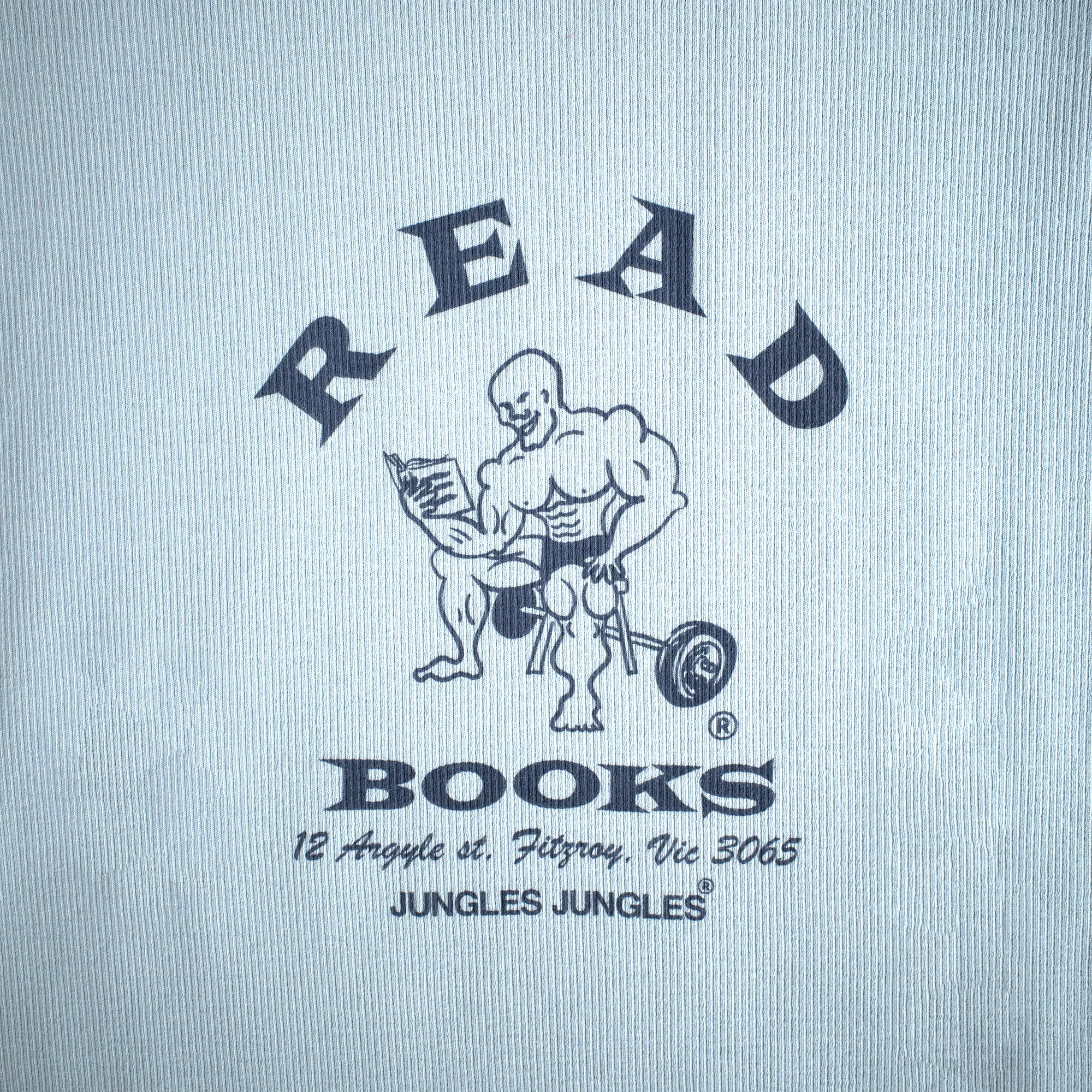 Jungles Jungles Read Books Singlet Blue