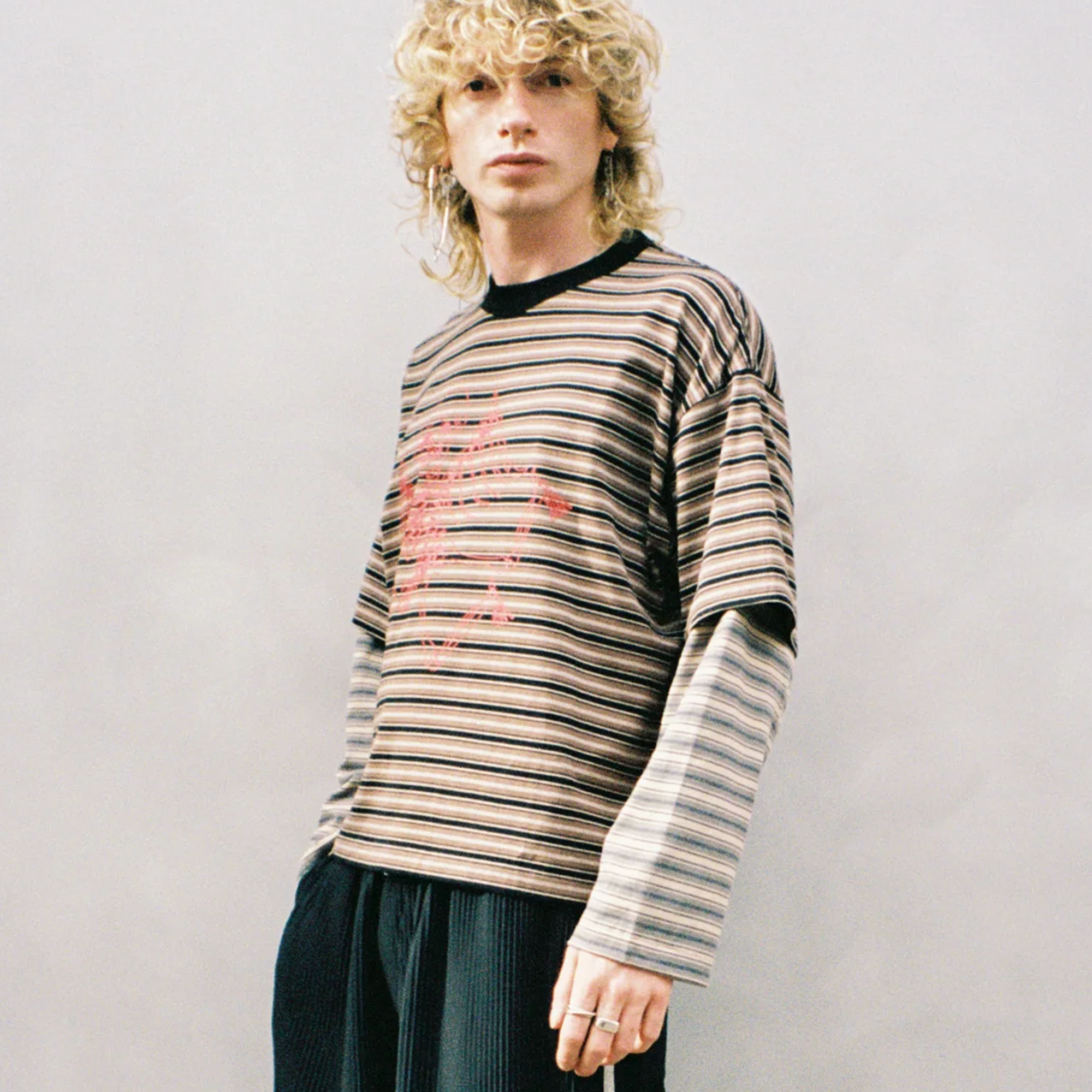 Jungles Jungles Skeleton Stripe Long Sleeve Stripe