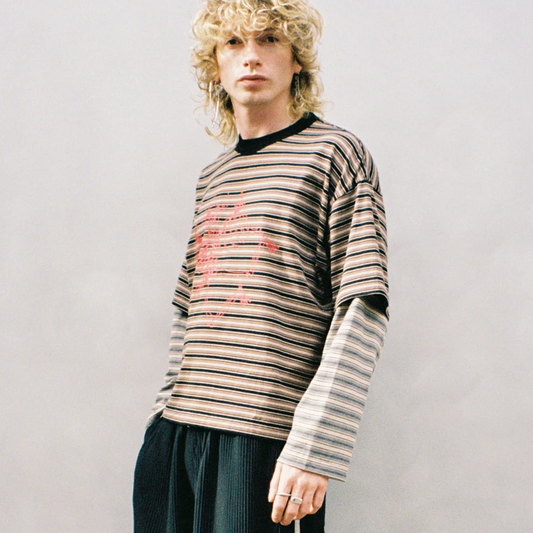 Jungles Jungles Skeleton Stripe Long Sleeve Stripe
