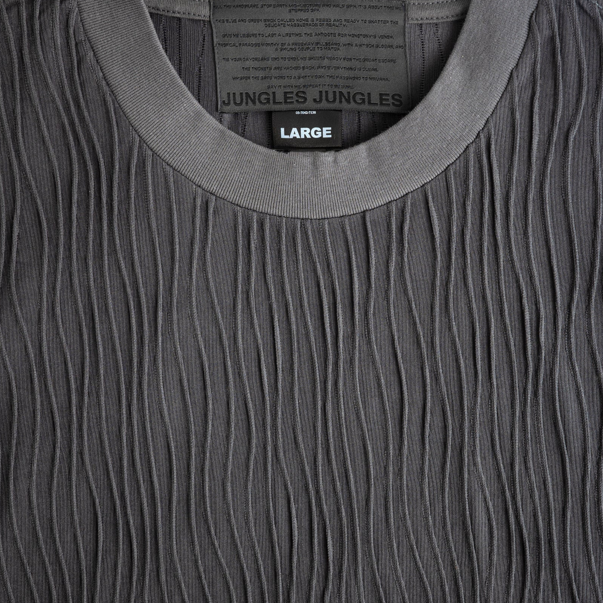 Jungles Jungles Wavy Short Sleeve Tee Grey