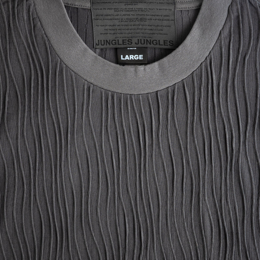 Jungles Jungles Wavy Short Sleeve Tee Grey