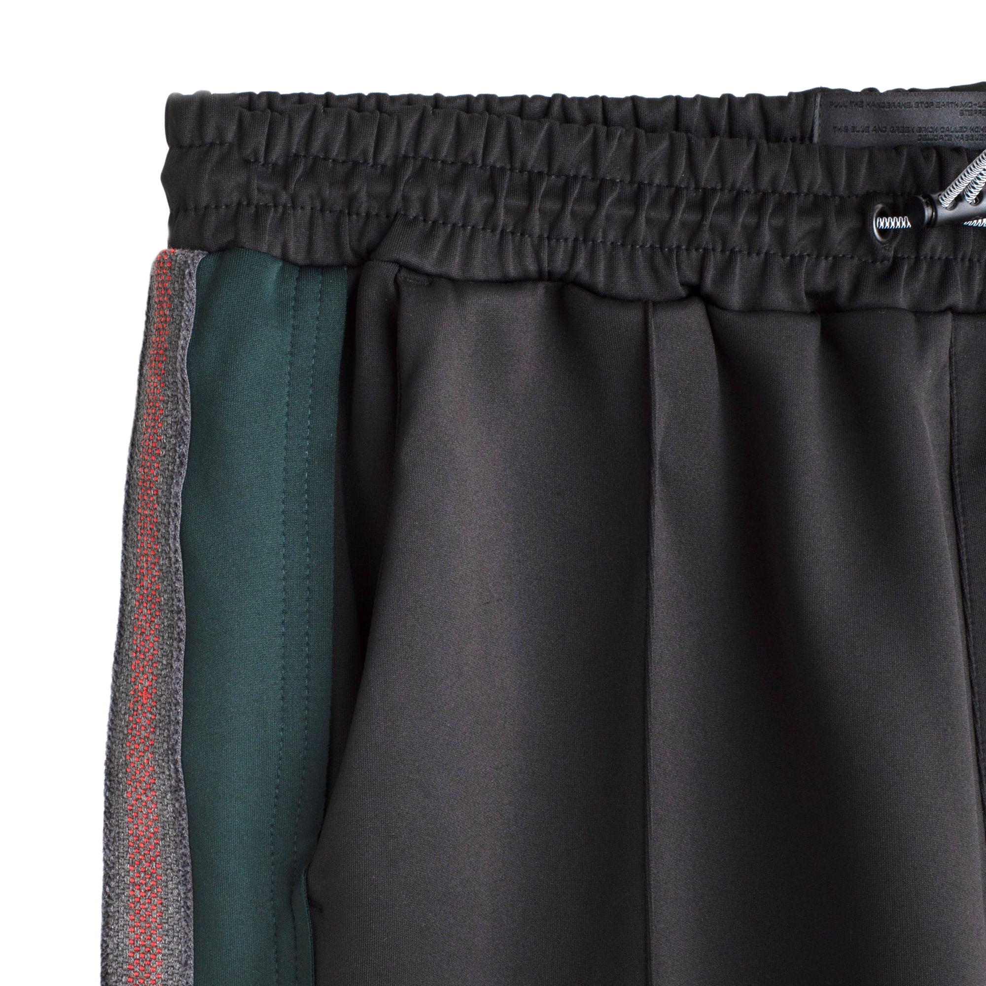 Jungles Jungles Weave Panel Pants Black Green