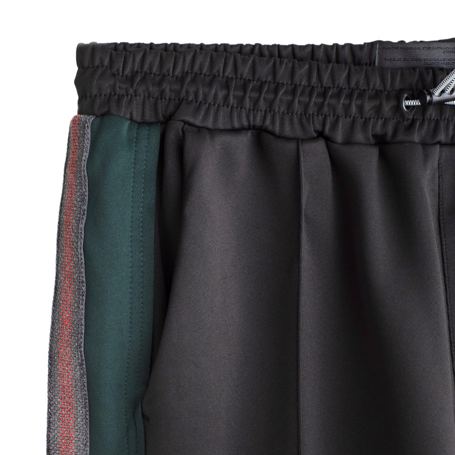 Jungles Jungles Weave Panel Pants Black Green