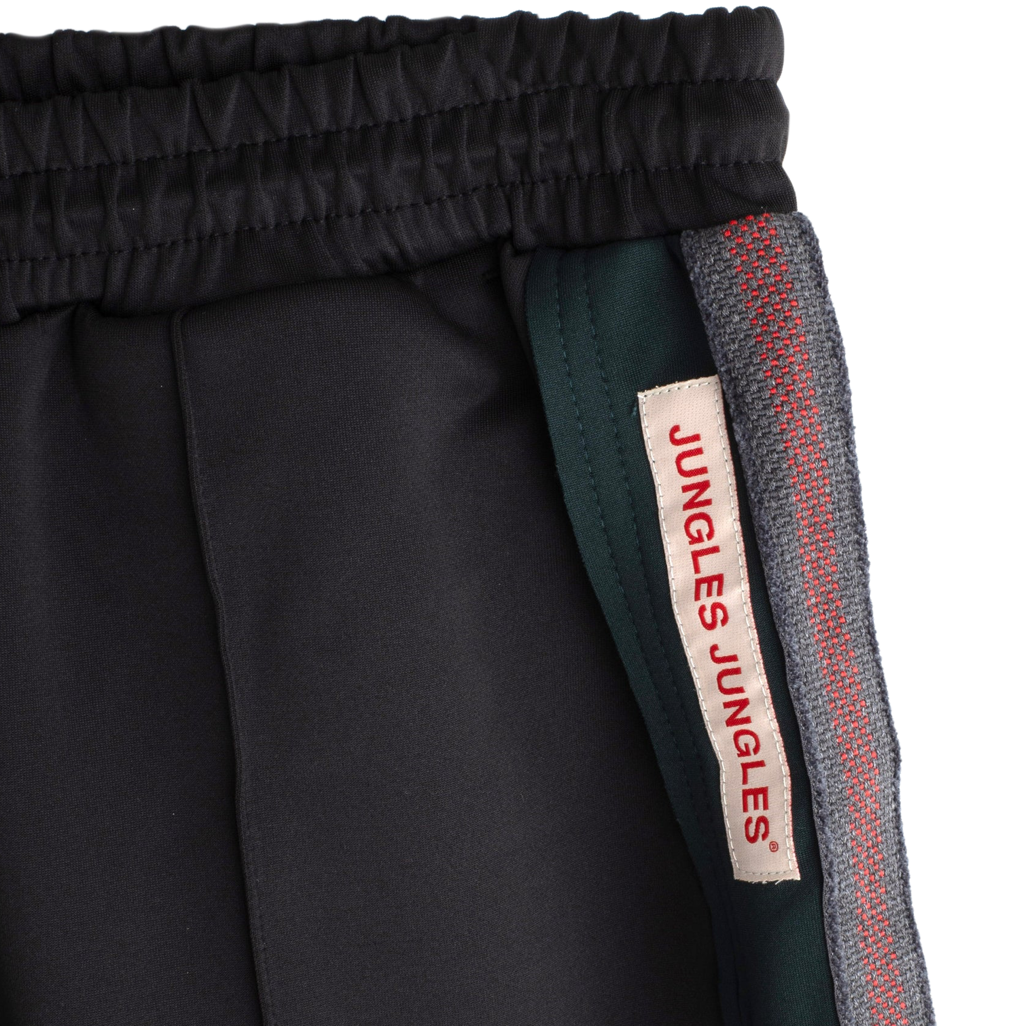 Jungles Jungles Weave Panel Pants Black Green