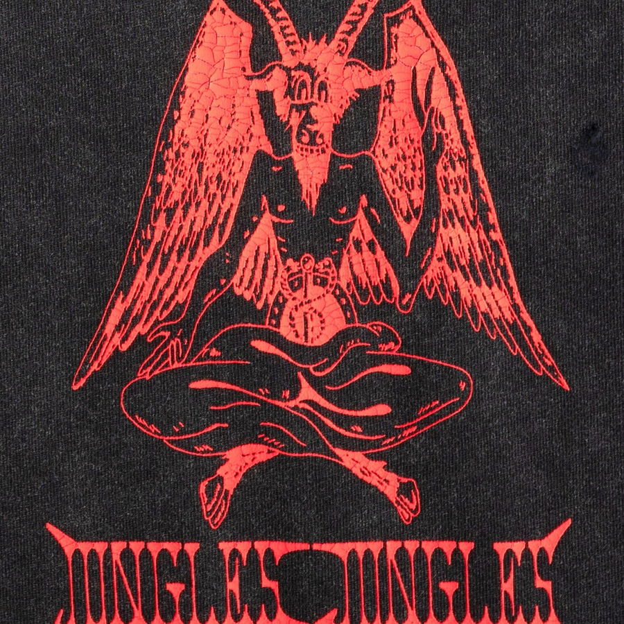 Jungles Jungles Wellness Distressed Tee Vintage Black