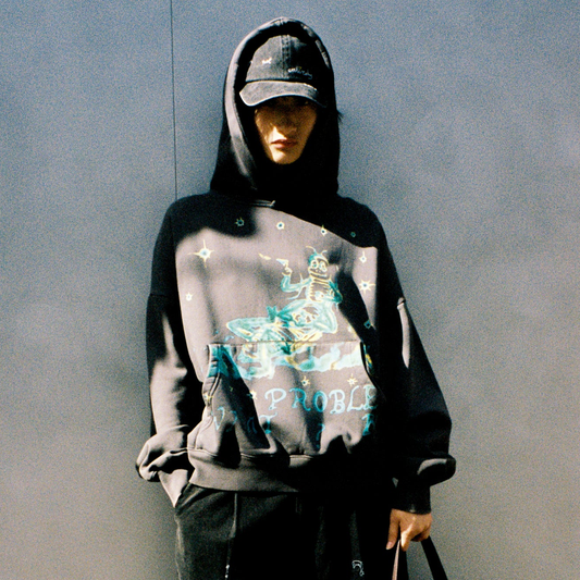 Jungles Jungles What Problem Vintage Hoodie Grey