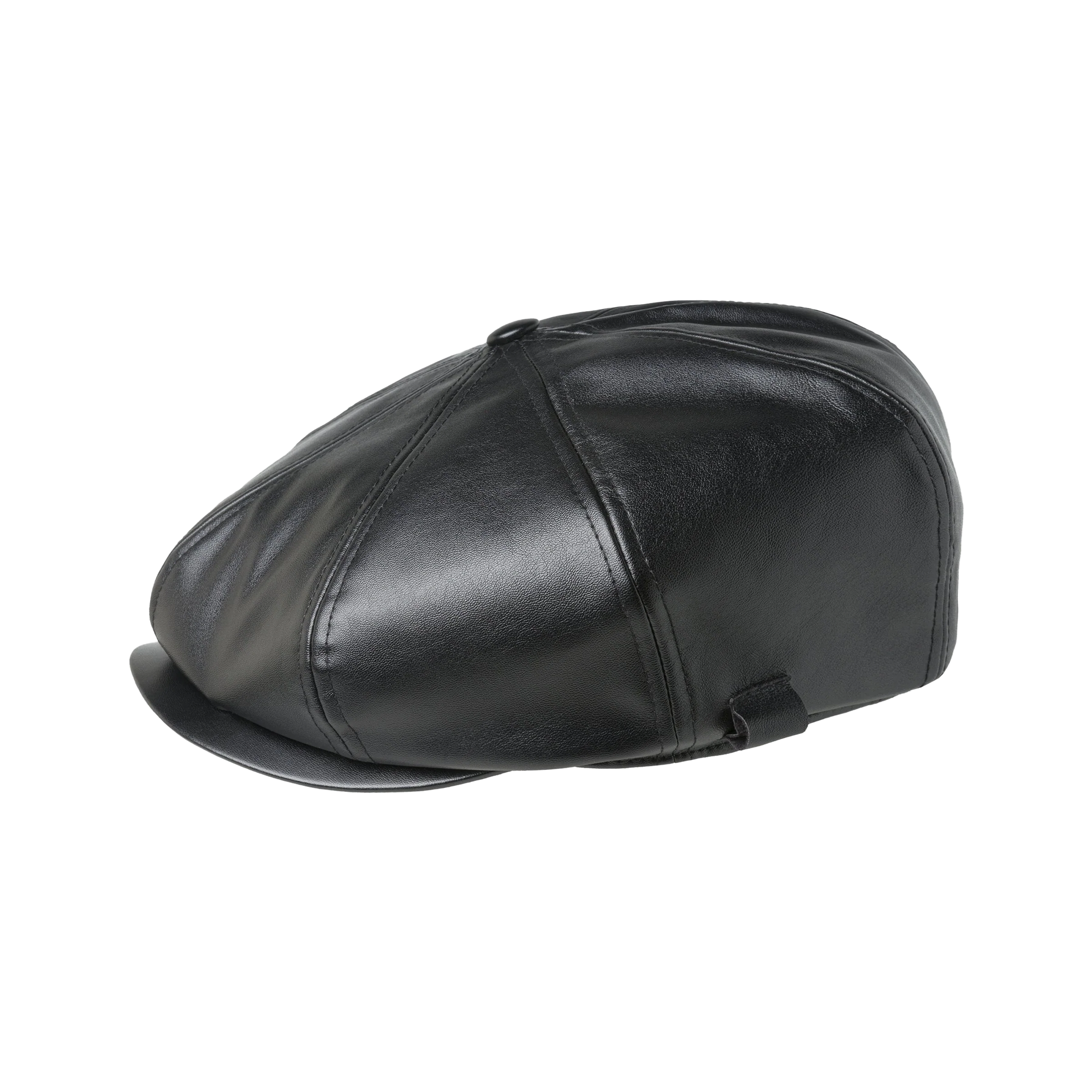 Kangol Faux Leather Cap Black K5313