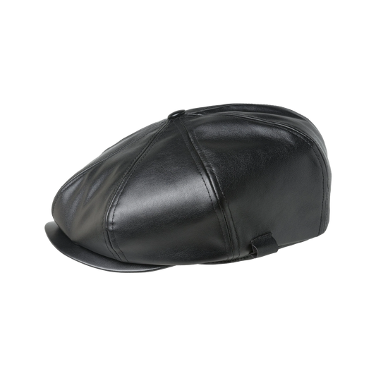 Kangol Faux Leather Cap Black K5313