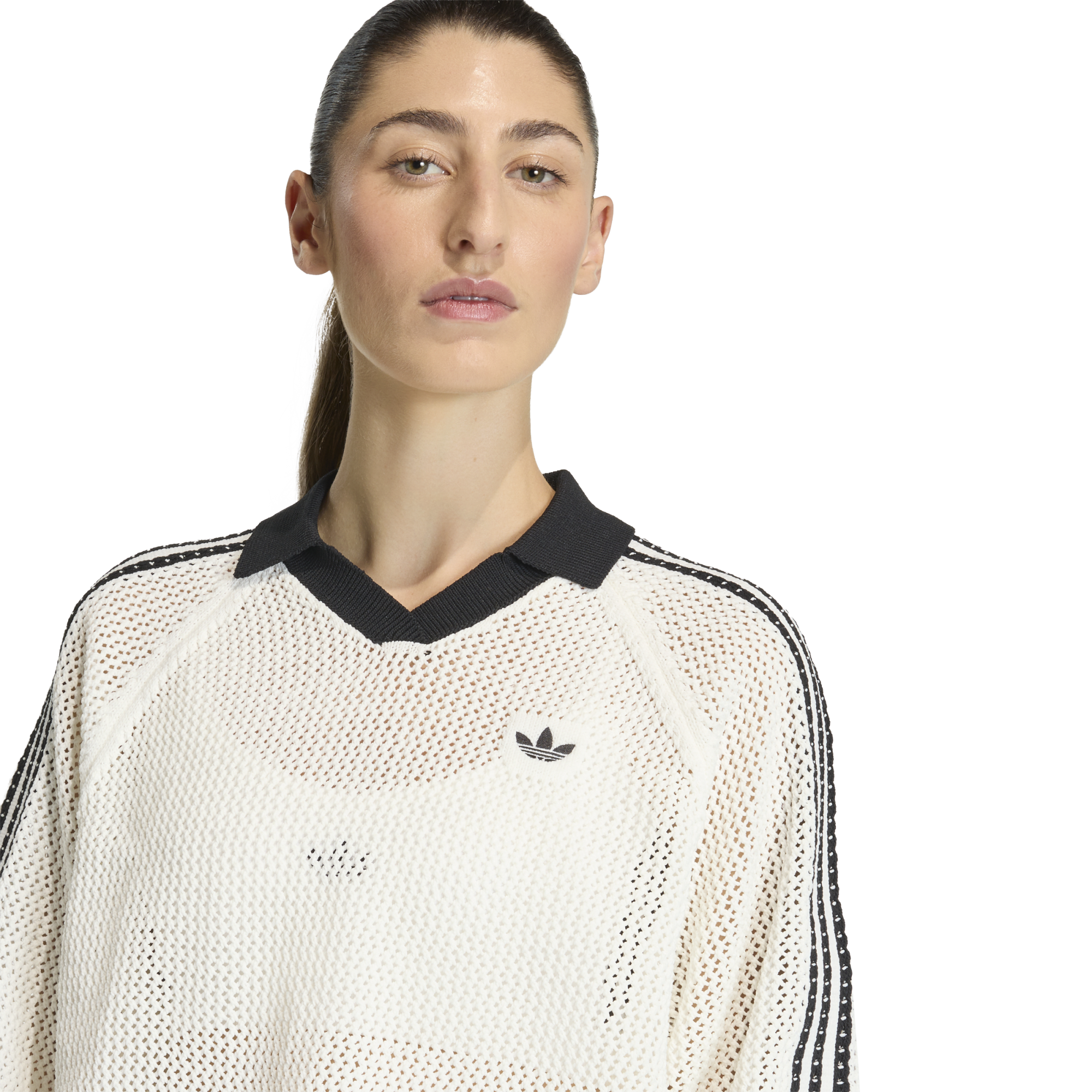 Adidas Women's Crochet Polo Owhite KC6490