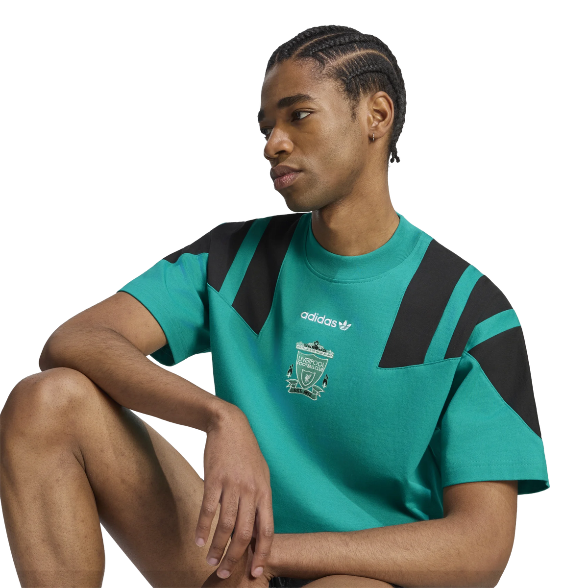adidas Liverpool FC EQT T-Shirt Eqtgrn/Black KG2921
