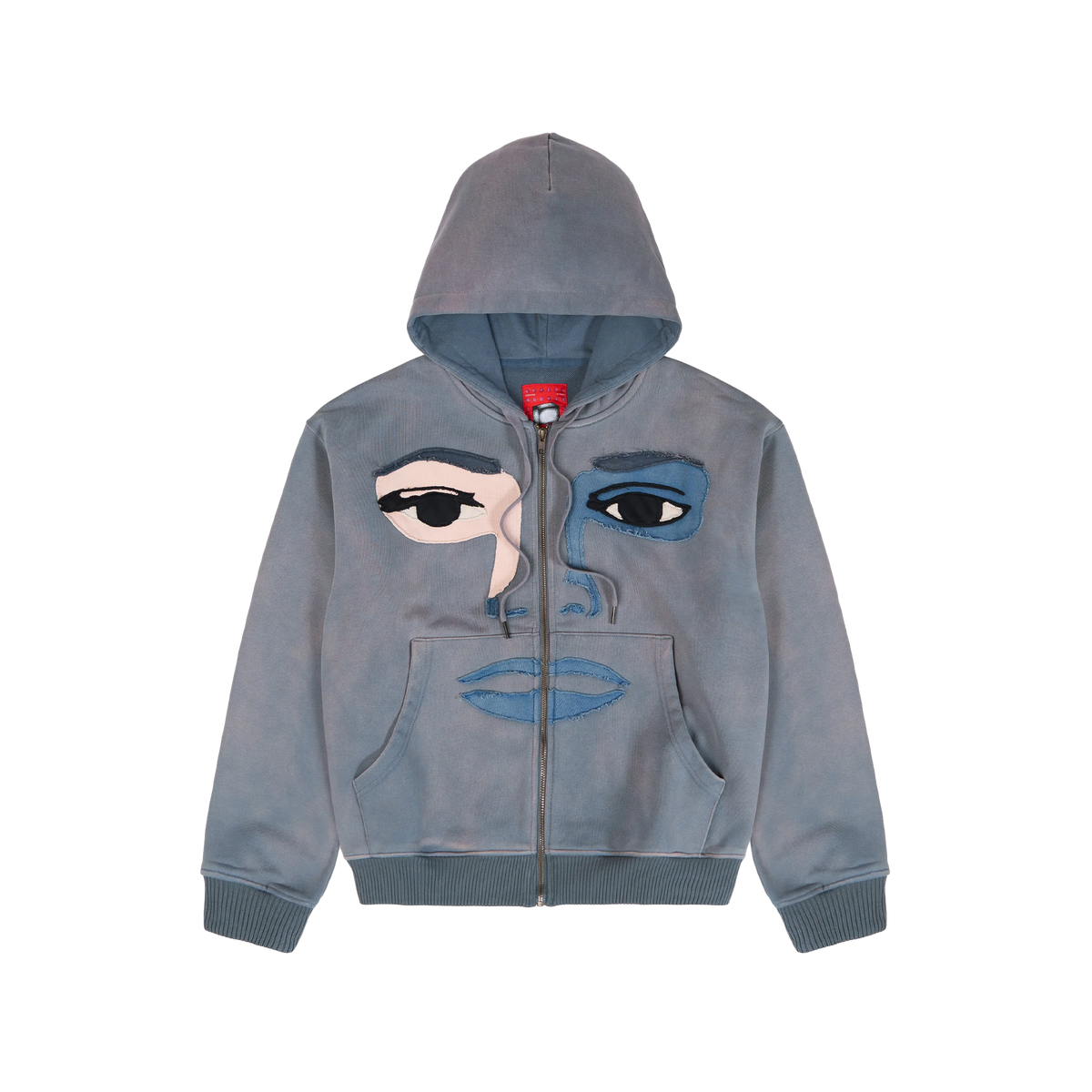 KidSuper Face Hoodie Slate