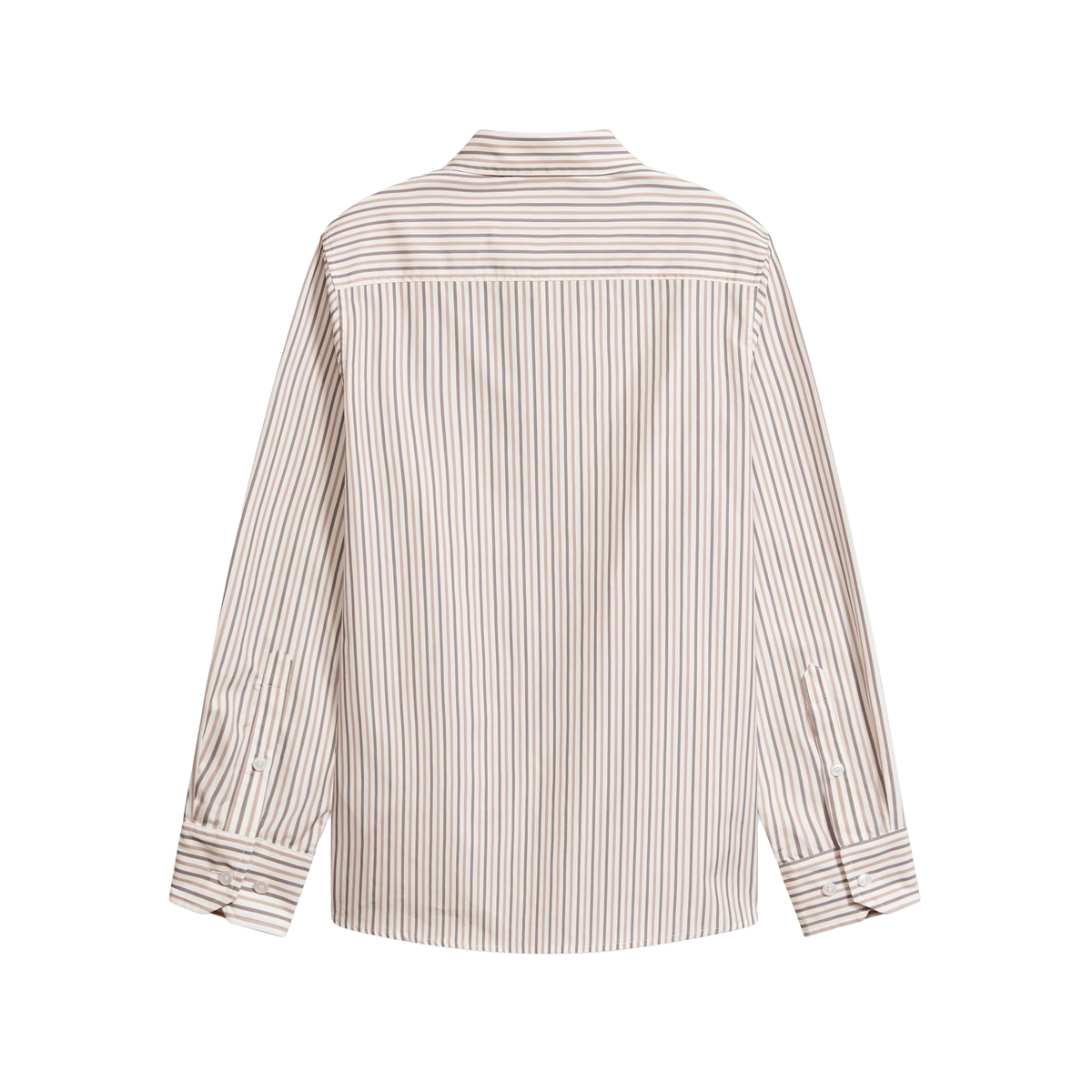 KidSuper Striped Face Button Up White