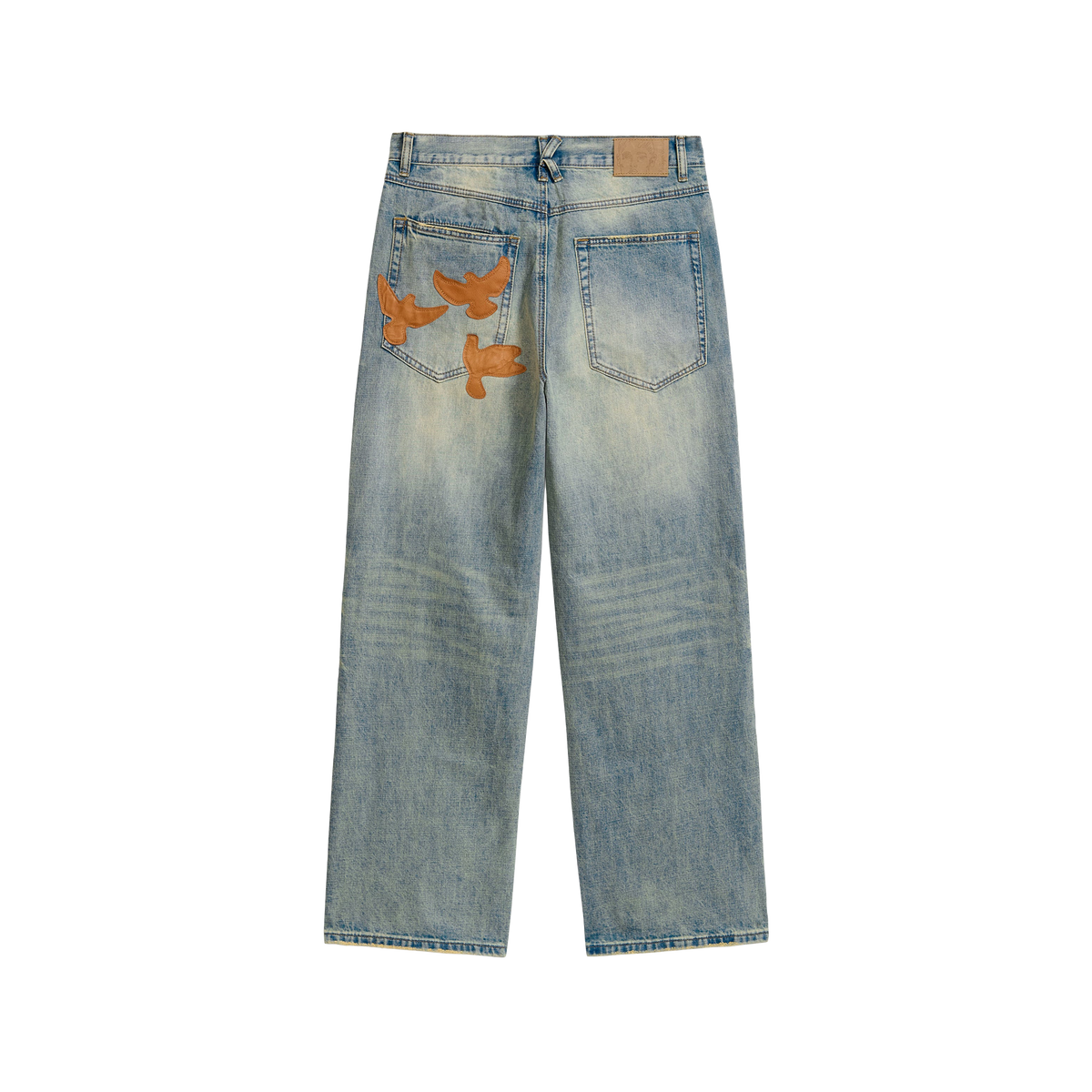 KidSuper Light Wash Dove Denim Pants Light Mud Wash