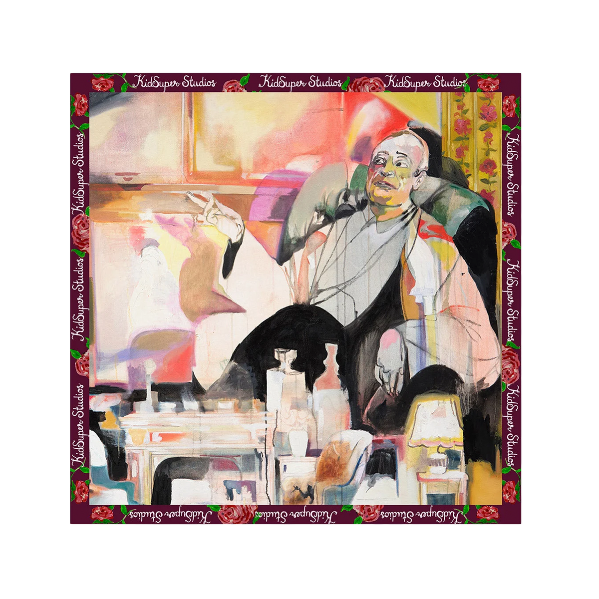 KidSuper Who's There Silk Scarf