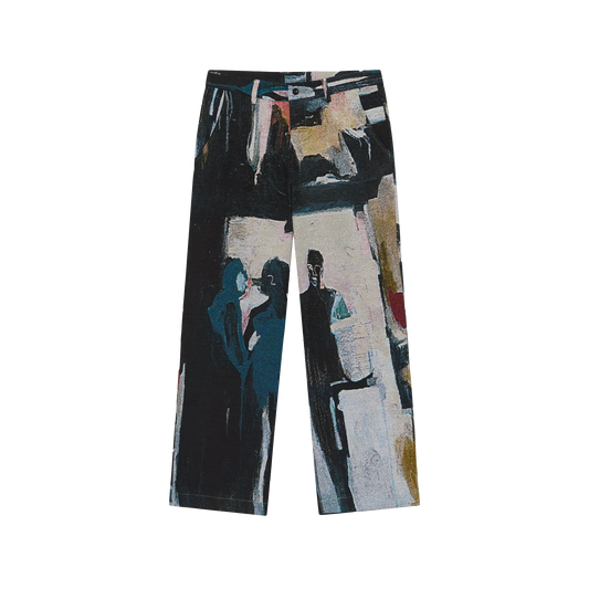 KidSuper Office Space Jaquarded Suit Bottom