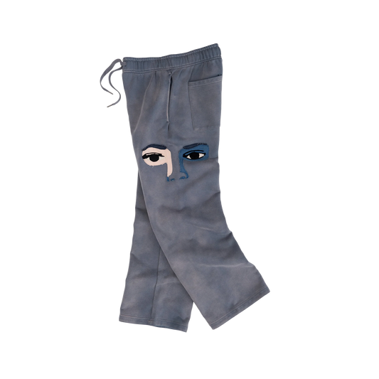 KidSuper Face Sweatpants Slate