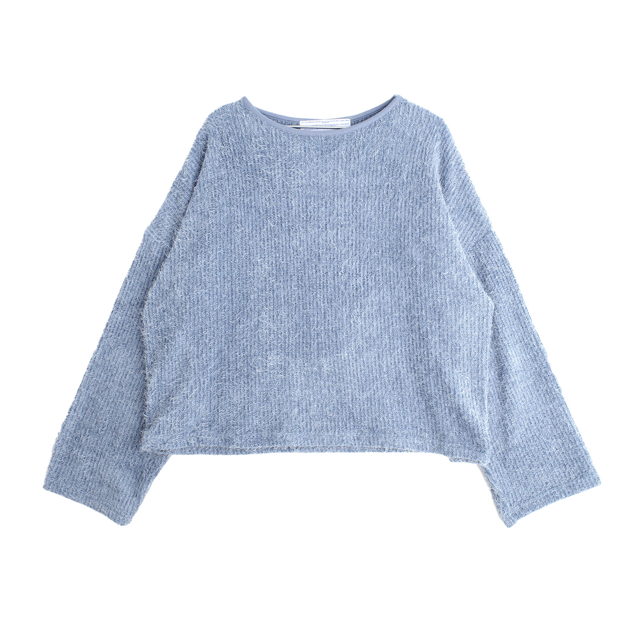 Jungles Jungles Boxy Knit Sweater Blue KN-LS-BLU