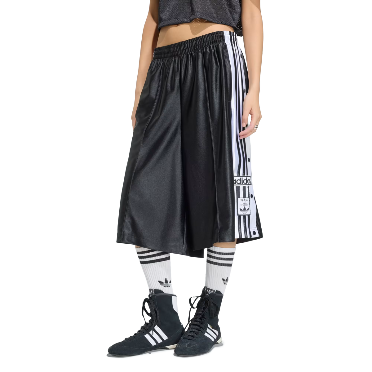 adidas Women's Adibreak Elongated Shorts Black/White KQ6425