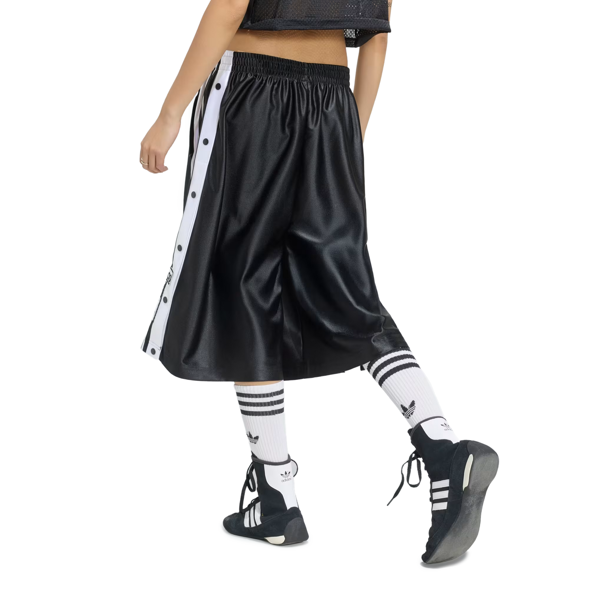 adidas Women's Adibreak Elongated Shorts Black/White KQ6425