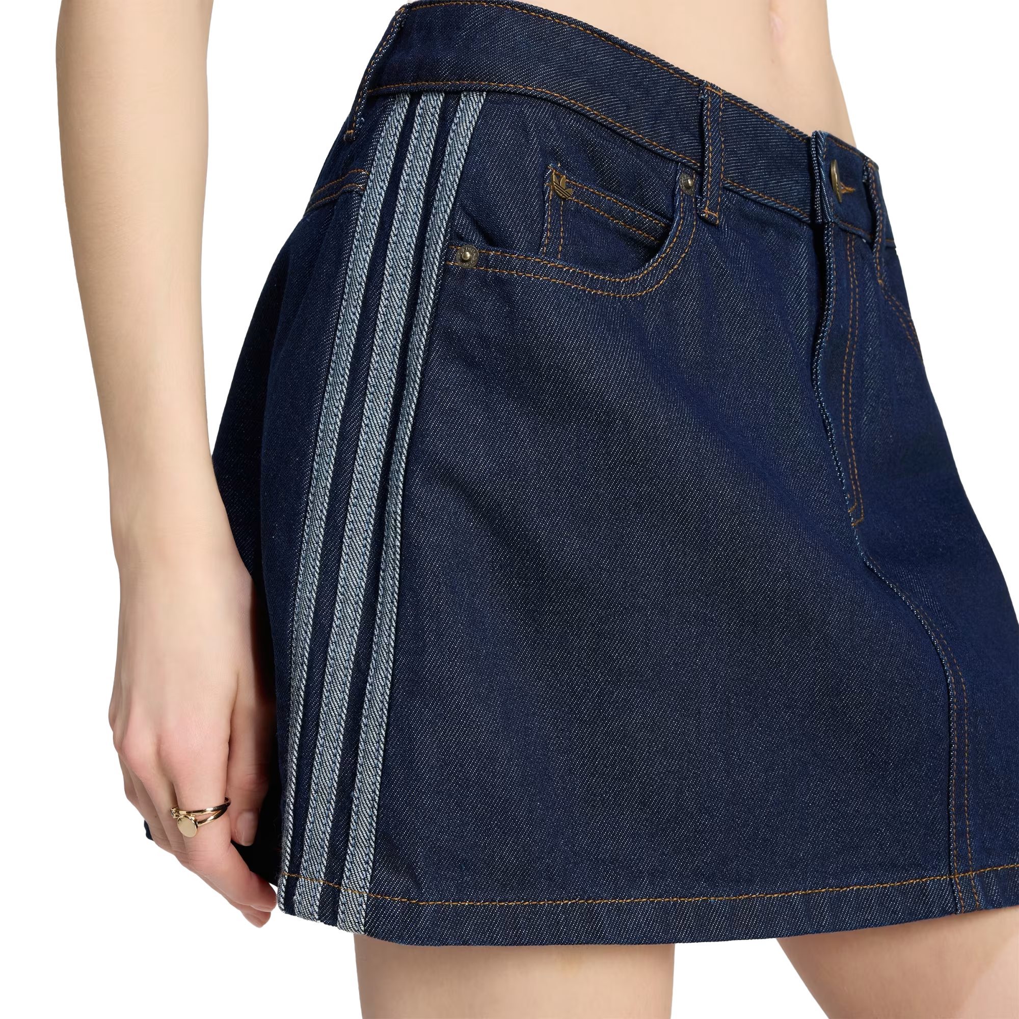 adidas Women's 3S Denim Skirt Inddnm KQ6486